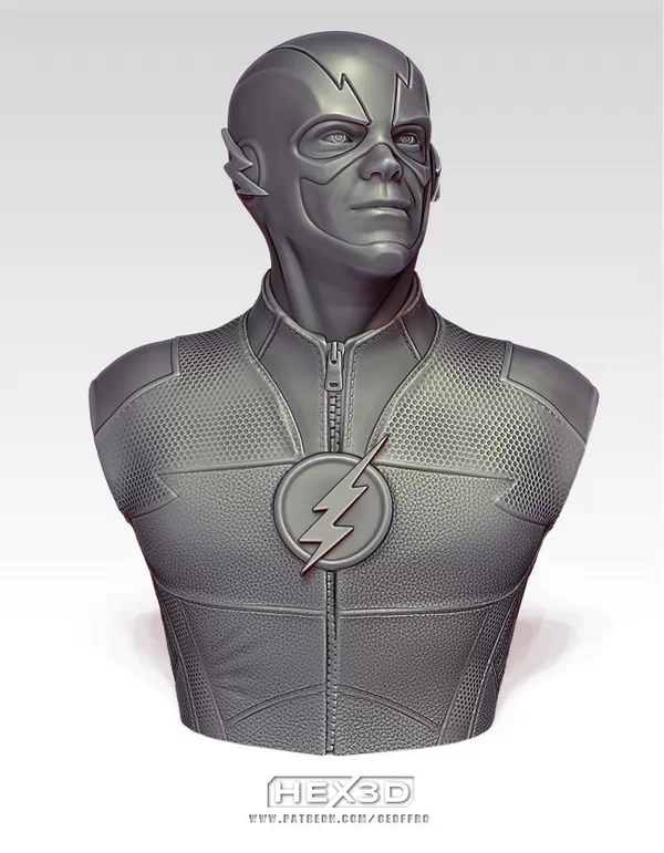 Hex3D - Barry Allen - Flash Bust