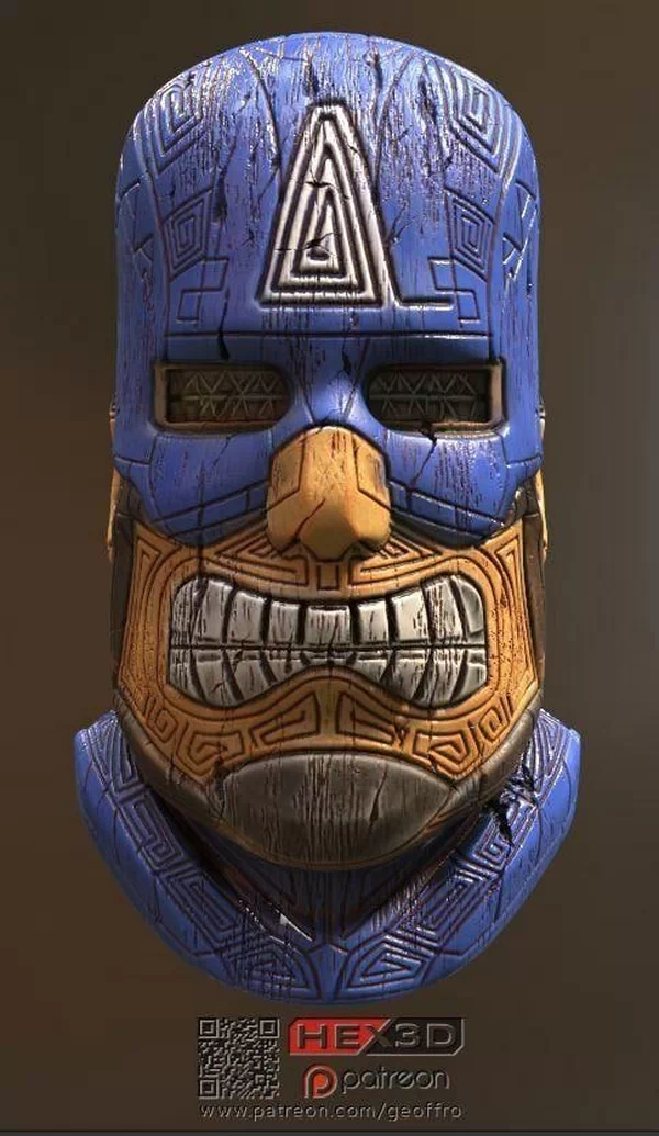 Hex3D - Captain America Tiki