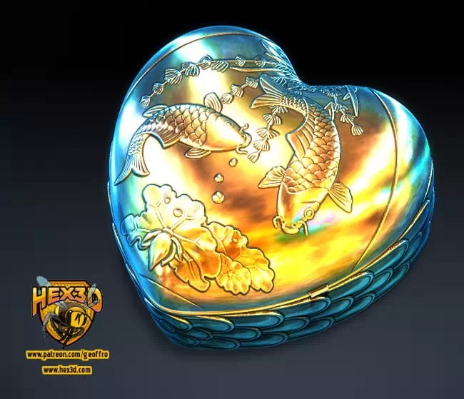 Hex3D - Heart Shaped Box 2