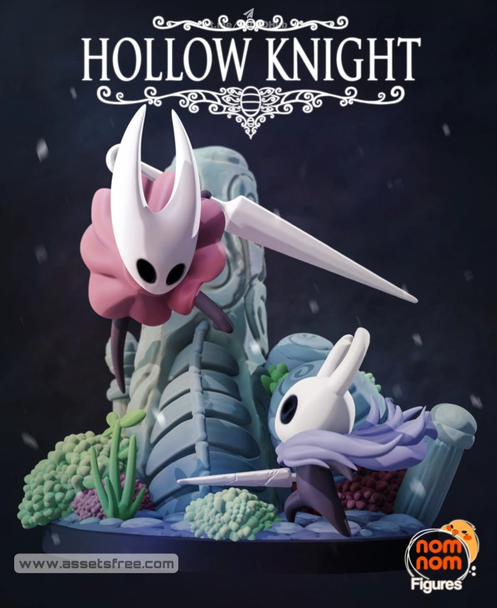 Knight and Hornet - Hollow Knight