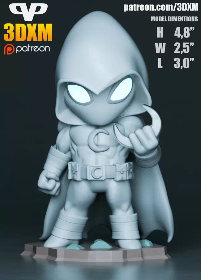 Moon Knight Chibi