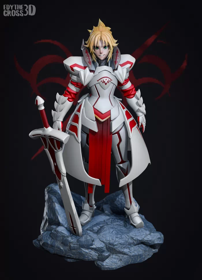 Mordred Fate 3d Print Model 3052