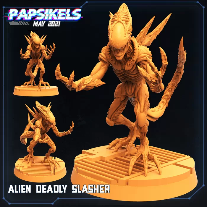 Papsikels - Aliens Vs Human - Alien Deadly Slasher