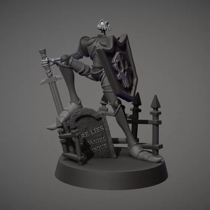 Sir Daniel Fortesque Collectible Statue