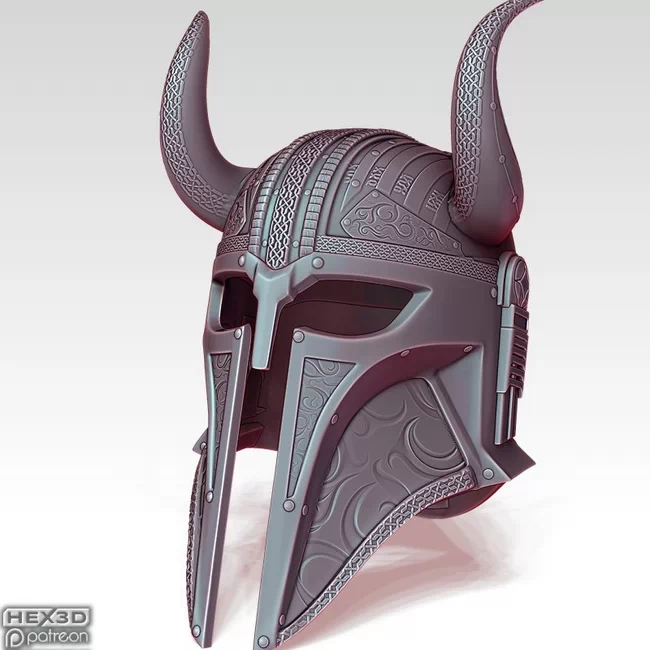 The Mandalorian - Custom Blacksmith Helmet 2 - HEX3D