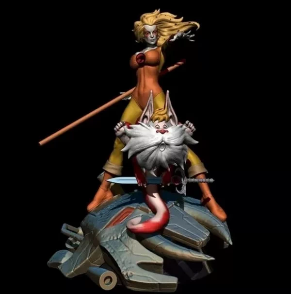 Thundercats Diorama Cheetara Snarf