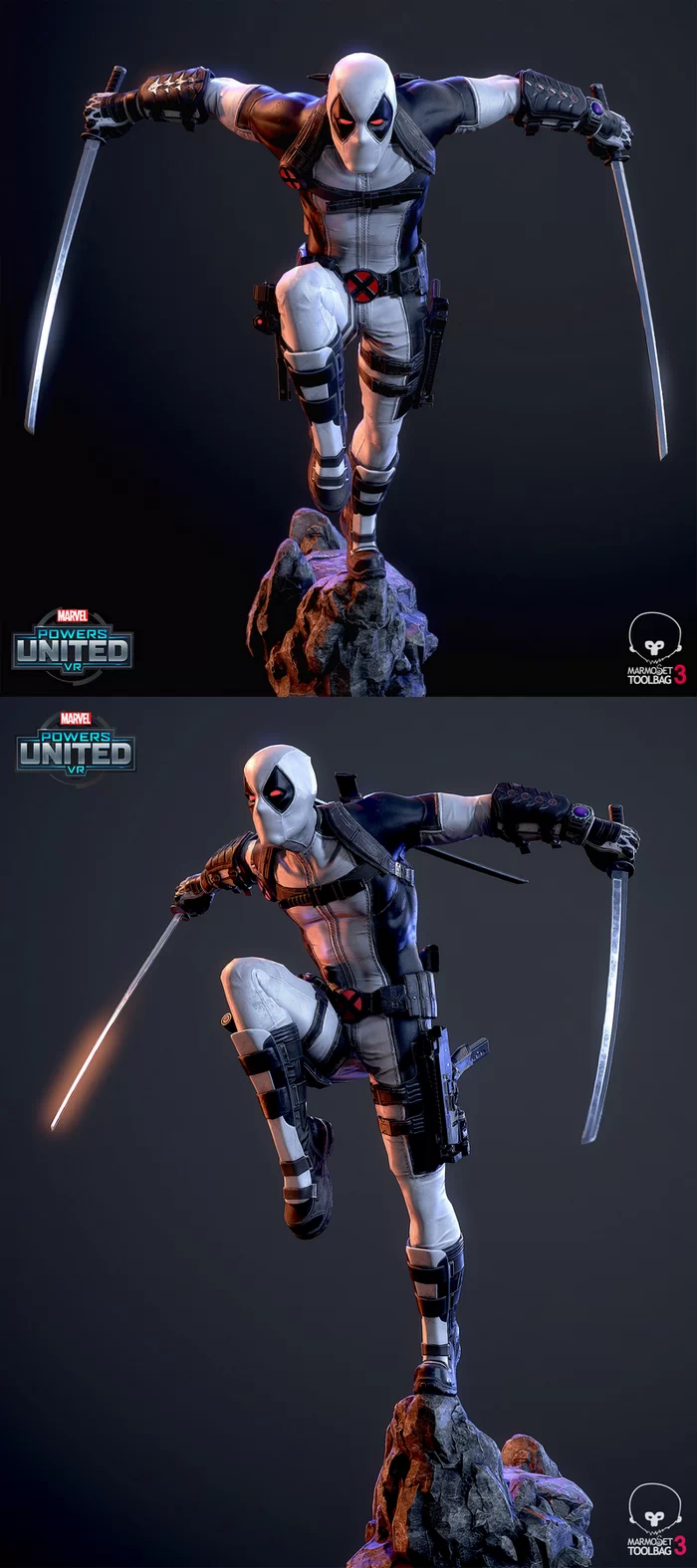 Tyler Bronis - Deadpool. X-Force. Marvel Powers United VR