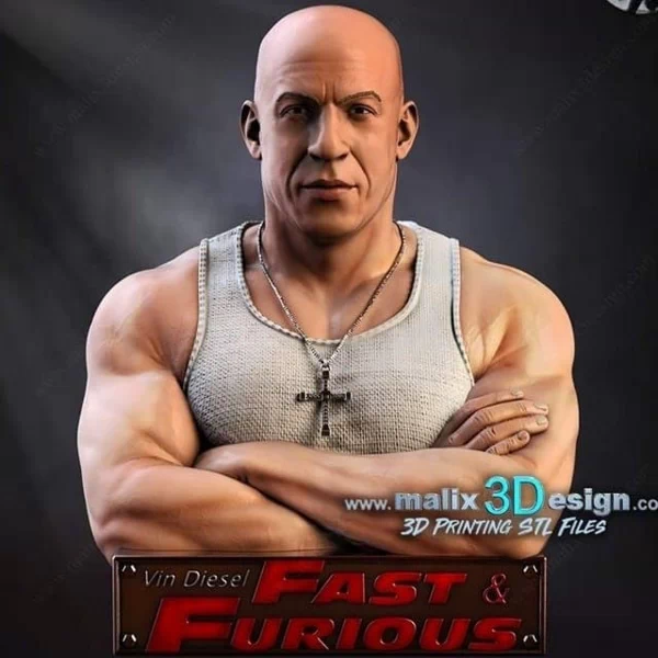 Vin Diesel Bust