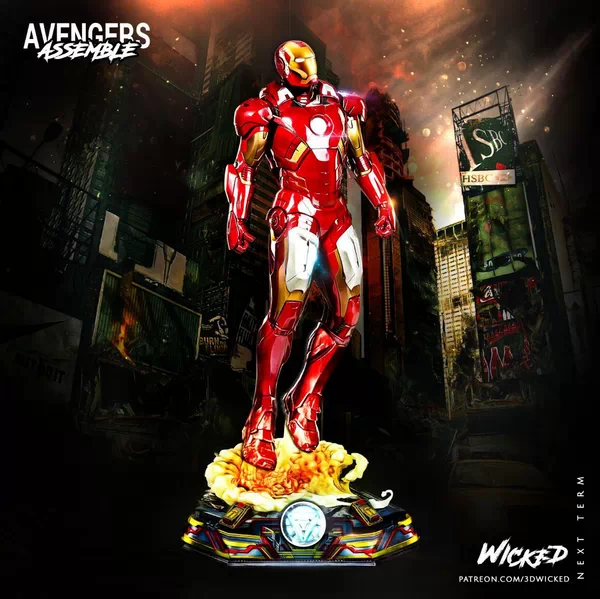 WICKED - Iron Man Statue