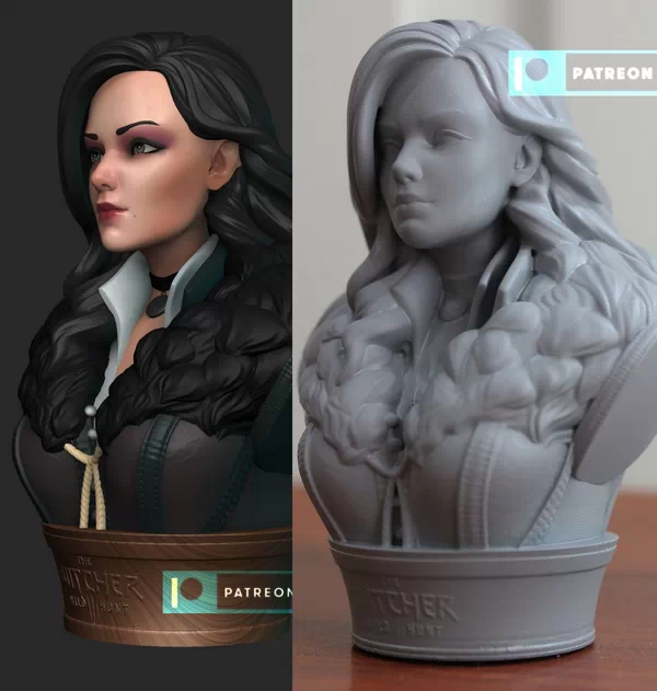 Witcher Yennefer bust