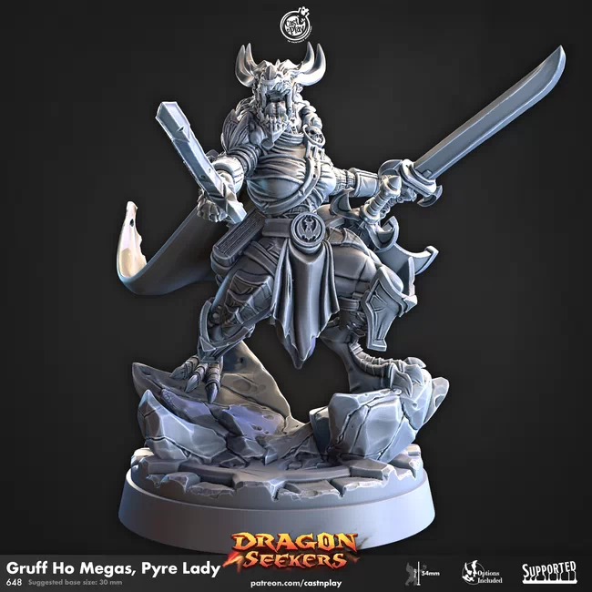 Gruff Ho Megas Pyre Lady