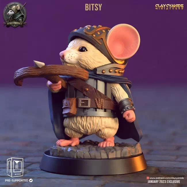 Clay Cyanide - Mini-Mice - Bitsy