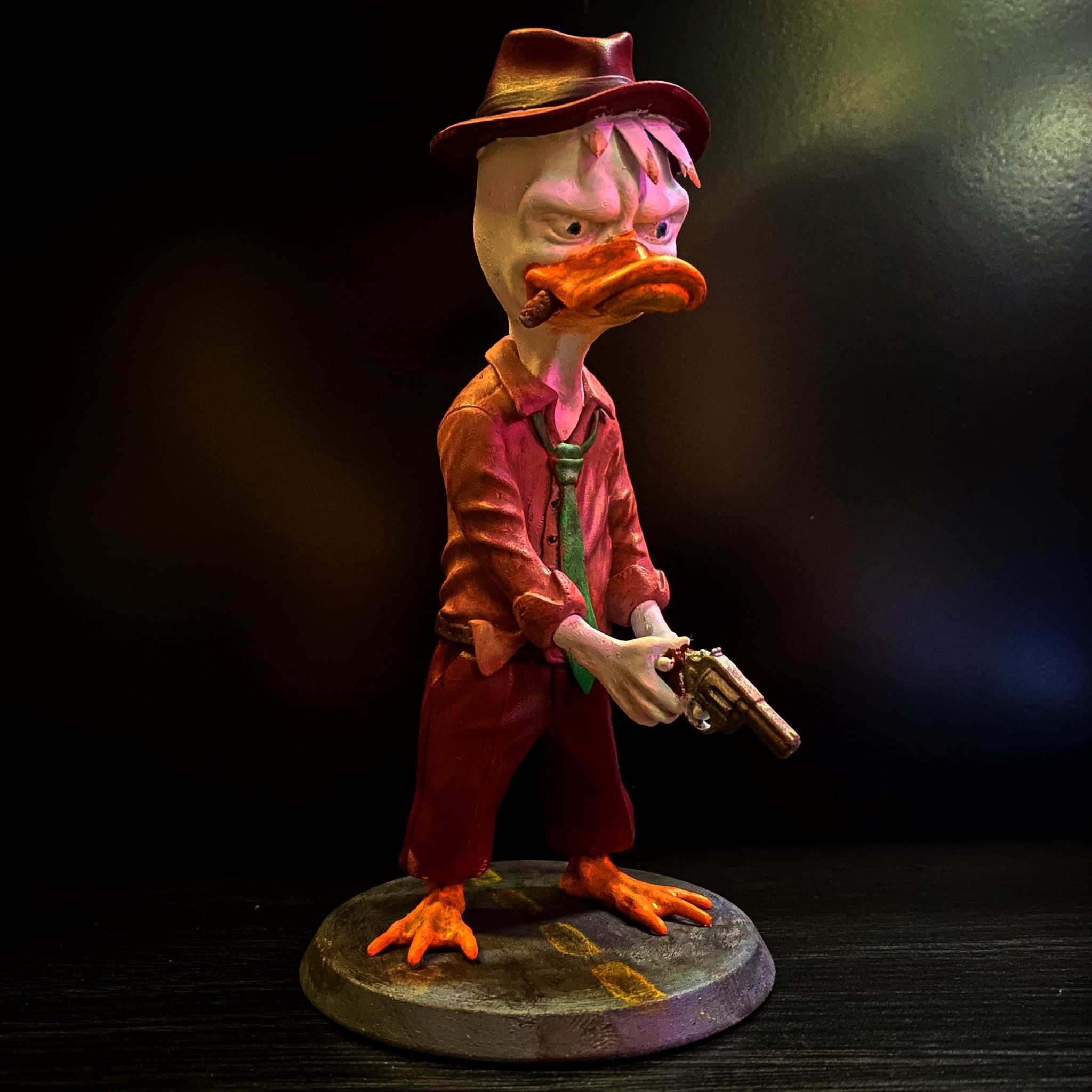 Duck detective - with a gun
