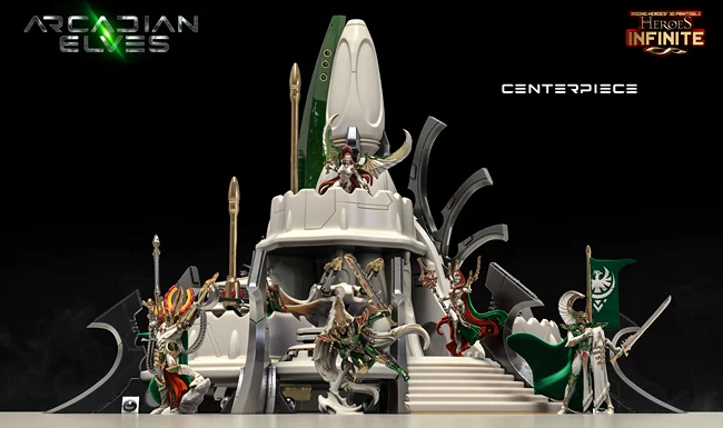 Heroes Infinite - Arcadian Elves - Centerpiece