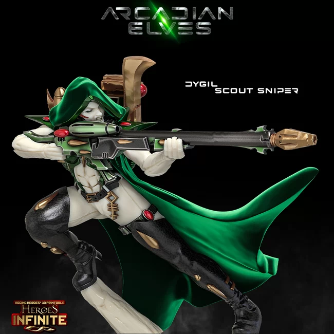 Heroes Infinite - Arcadian Elves - Dygil Scout Sniper