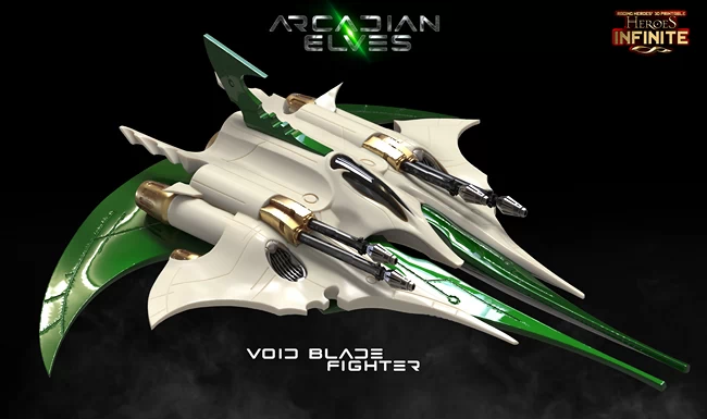 Heroes Infinite - Arcadian Elves - Void Blade Fighter