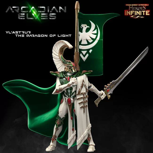 Heroes Infinite - Arcadian Elves - Yl'Astrur The Paragon of Light
