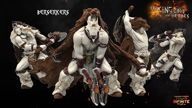 Heroes Infinite - Vikings Gods and Heroes - Berserkers