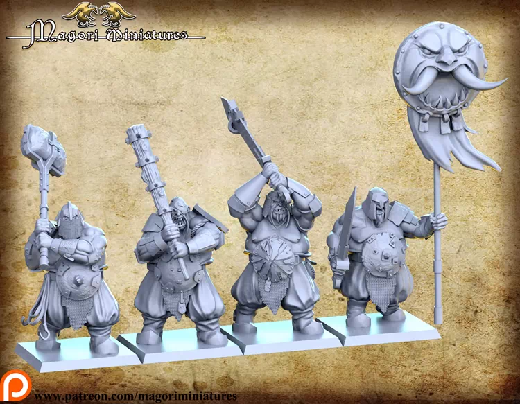 Magori miniatures - Ogre heavy's