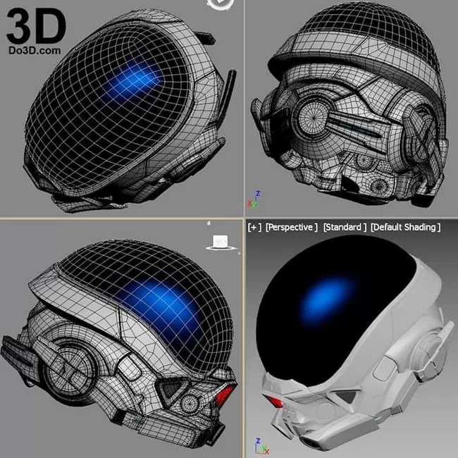 Mass effect Ryder helmet