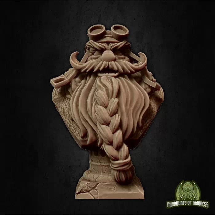 Miniatures Of Madness - Hold my Dwarf - Aviator Bust