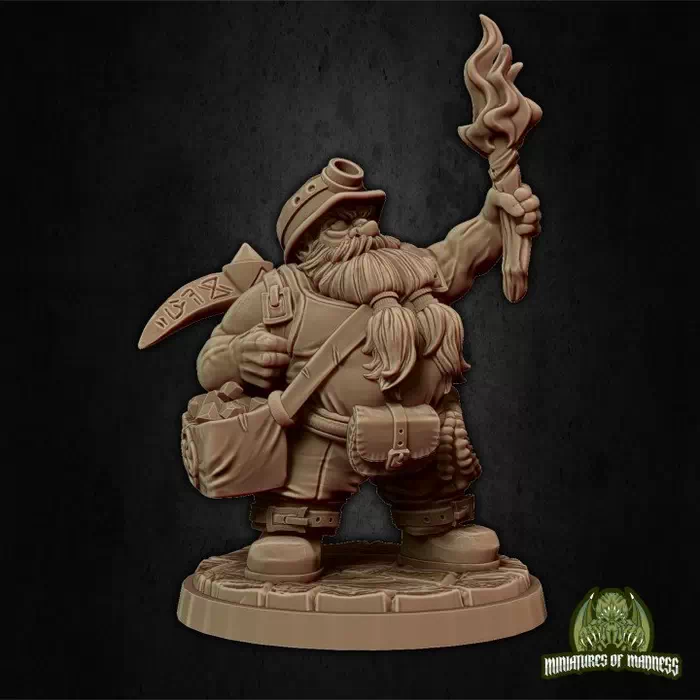 Miniatures Of Madness Hold my Dwarf Baldur The Adventurernbsp‣ AssetsFreecom