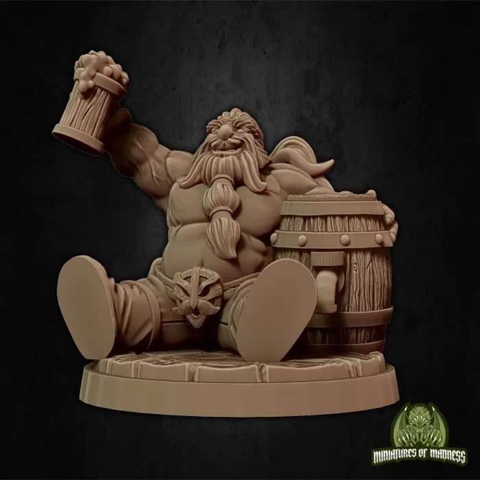 Miniatures Of Madness Hold my Dwarf Hobur The Party Boynbsp‣ AssetsFreecom