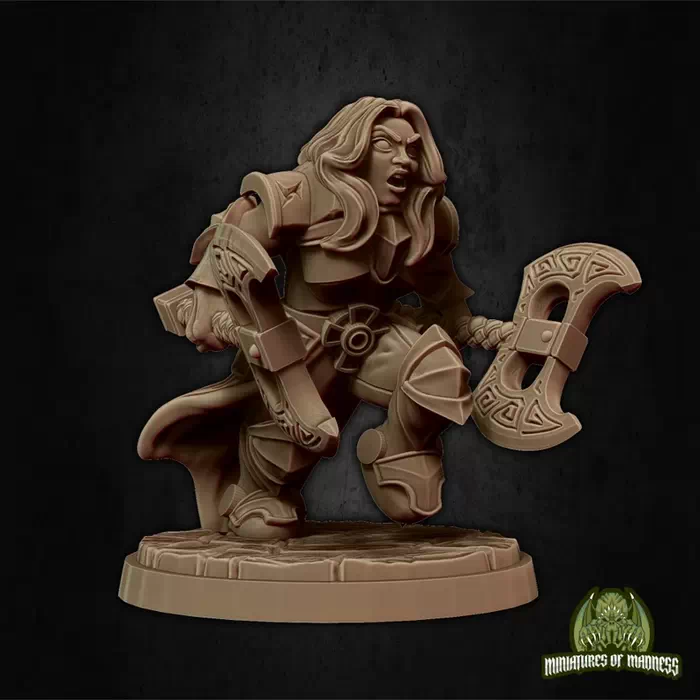 Miniatures Of Madness - Hold my Dwarf - Kinessa The Fury