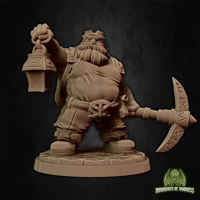 Miniatures Of Madness - Hold my Dwarf - Rufus Breakrock