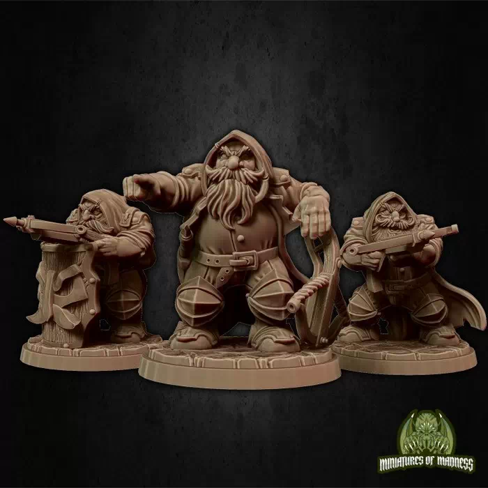 Miniatures Of Madness - Hold my Dwarf - Soldier Set 3