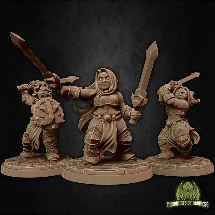 Miniatures Of Madness - Hold my Dwarf - Soldier Set 4