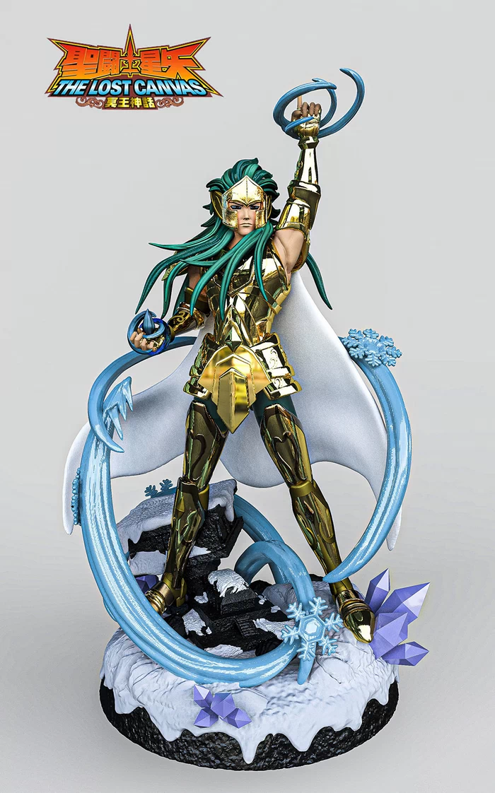 Saint Seiya The Lost Canvas Degel de Aquarius