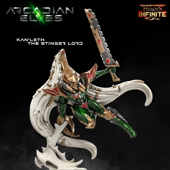 Heroes Infinite - Arcadian Elves - Kan'Leth The Stinger Lord