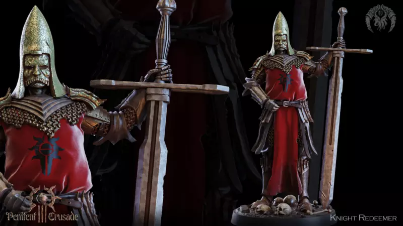 Bestiarum Miniatures - Penitent Crusade Part Three - Knight Redeemer