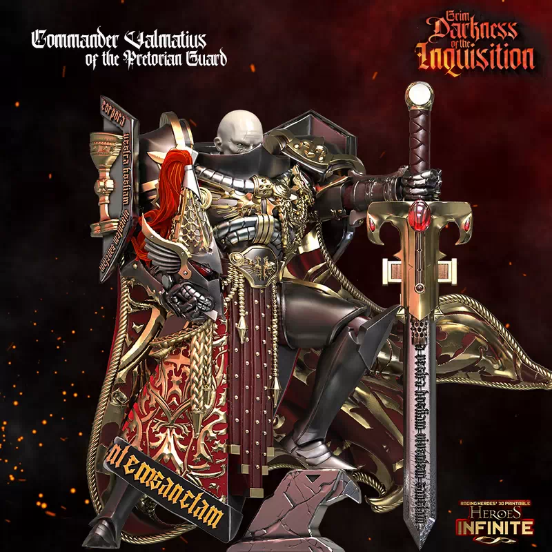 Commander Valmatius of the Pretorian Guard - Grim Darkness of the Inquisition