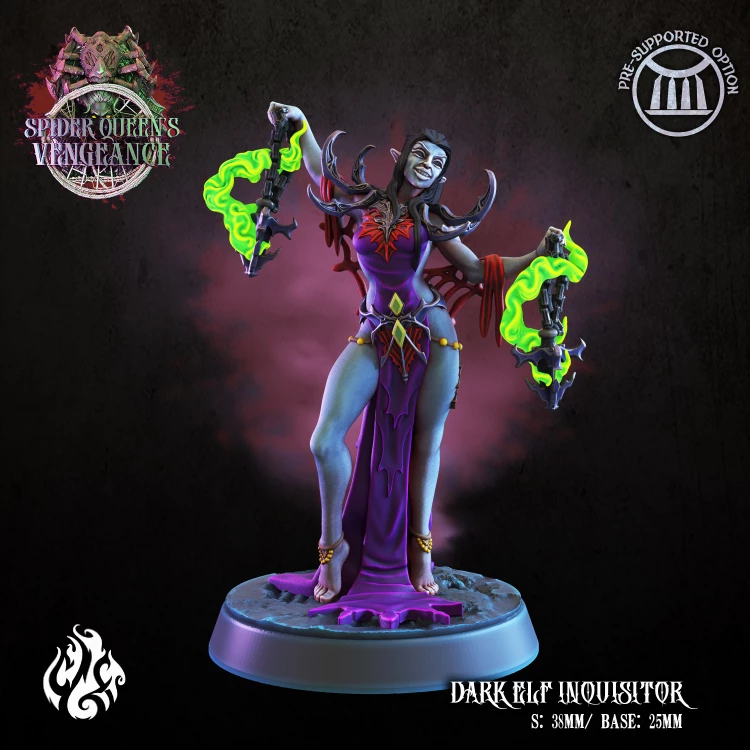 Dark elf Inquisitor - Spider Queen's Vengeance