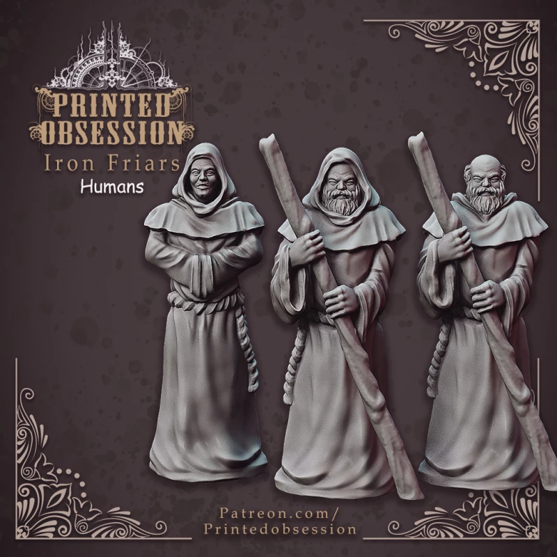 Friars of the Iron hammer - Group of human monks - Heaven Hath No Fury