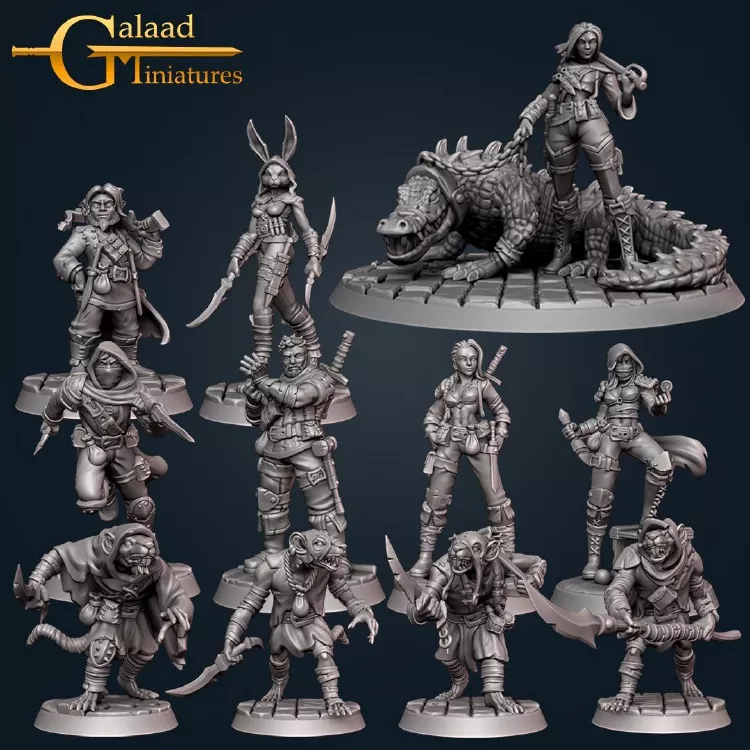 Galaad Miniatures - Rogues