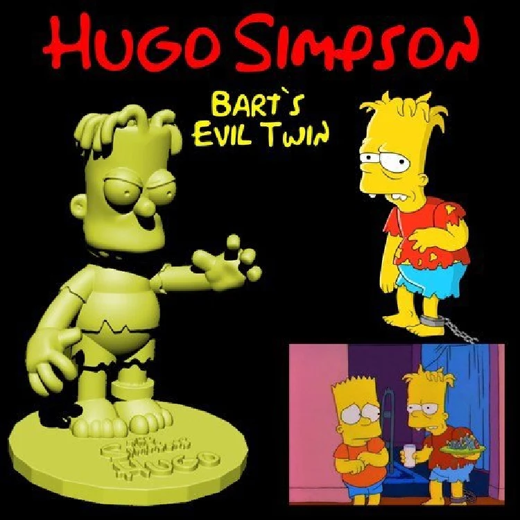 Hugo Simpson - Bart's evil twin