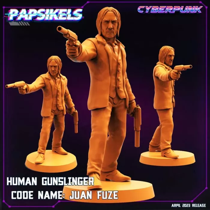 Human Gunslinger Codename Juan Fuze