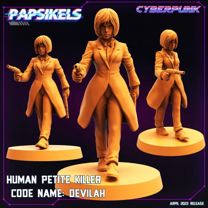 Human Petite Killer Codename Devilah