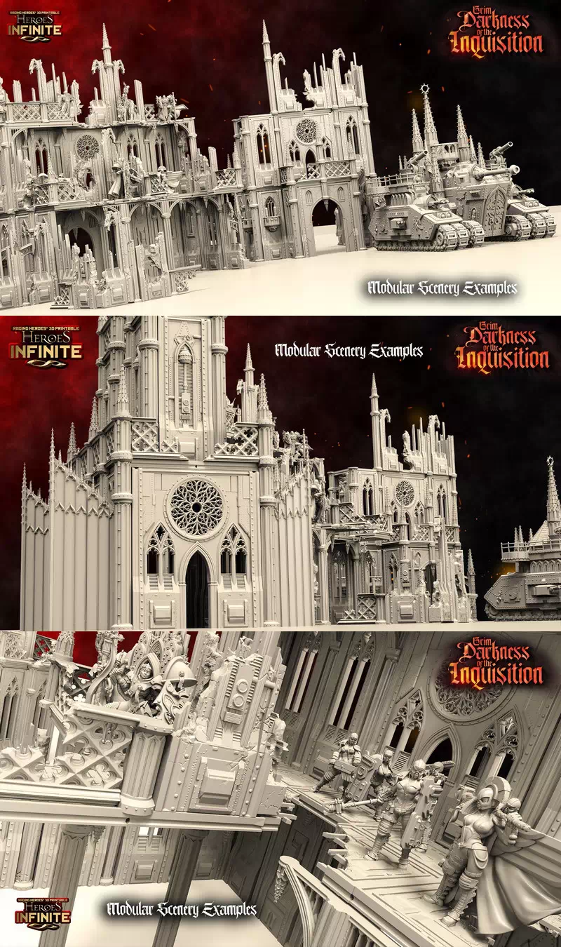 Modular Scenery - Grim Darkness of the Inquisition