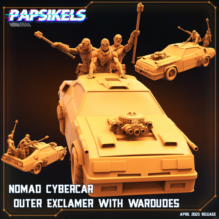 Nomad cybercar outer exclaimer with wardudes