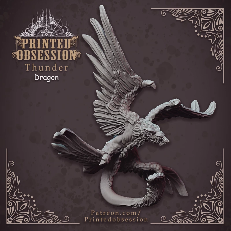 Thunder Dragon - Large Creature - Heaven Hath No Fury