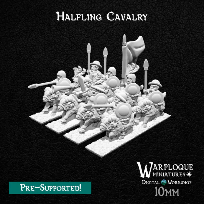 Warploque Miniatures - Halfling Cavalry