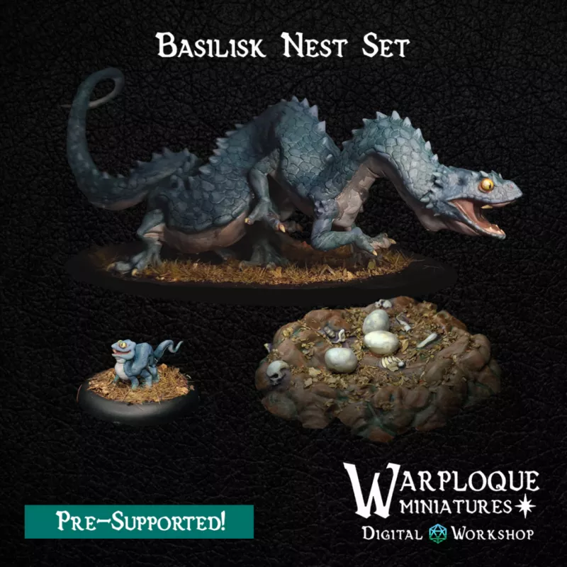 Warploque Miniatures - Basilisk Nest Set