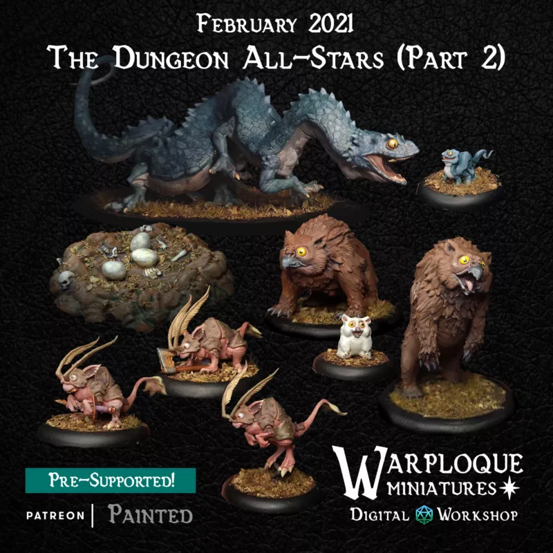 Warploque Miniatures - The Dungeon All-Stars (Part 2)