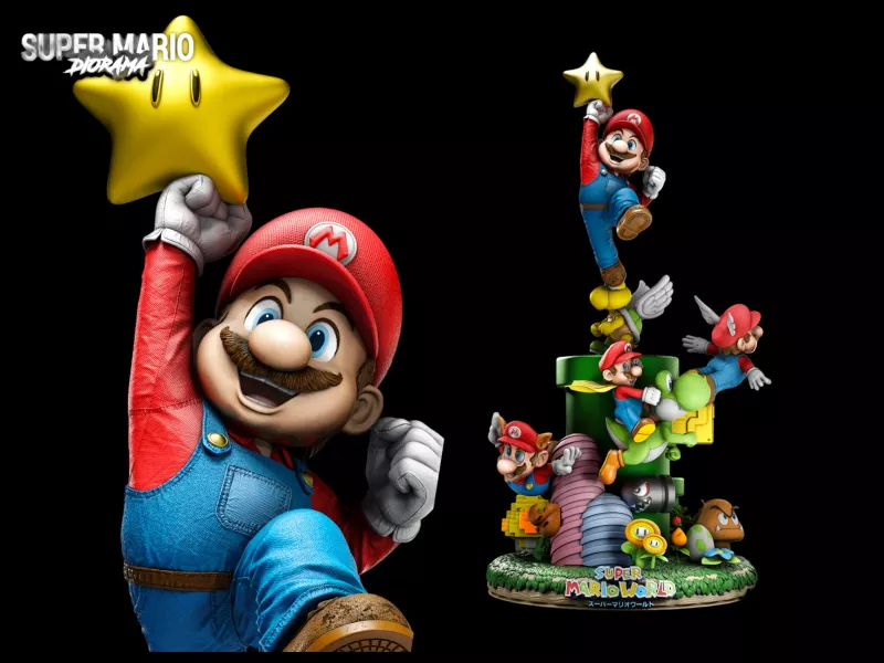 Video Game Super Mario Diorama