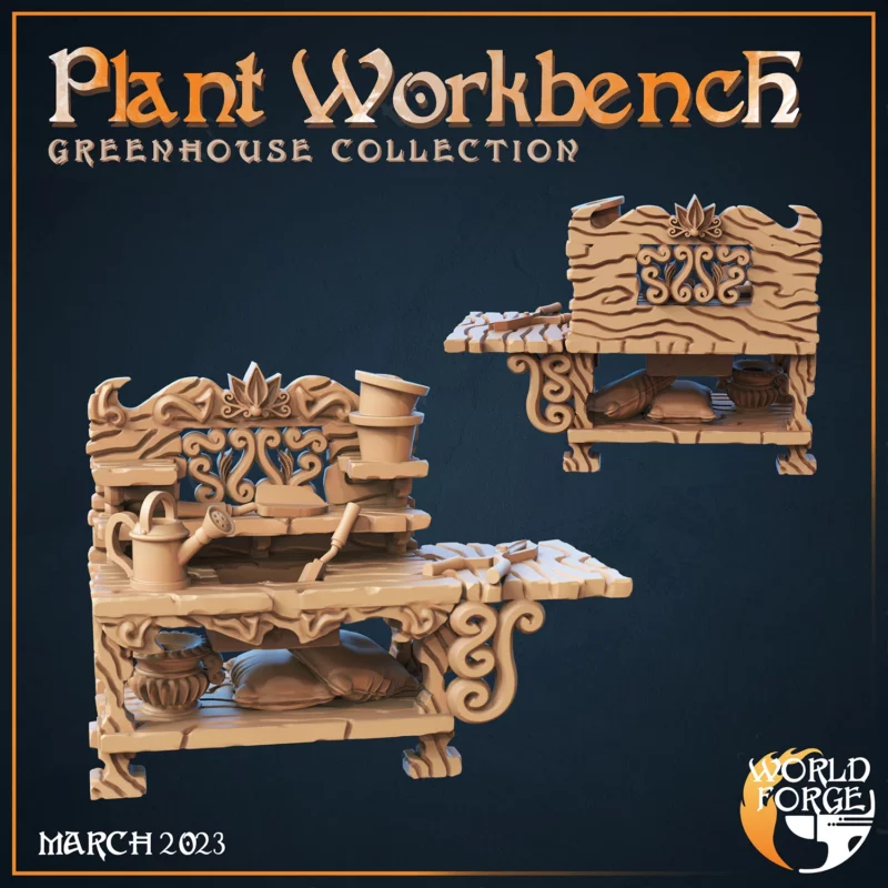 World Forge - Shadowdale GreenHouse - Potting Workbench