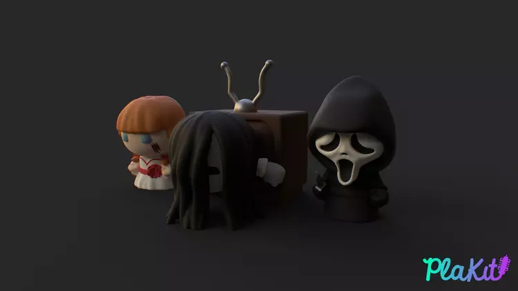 Horror Legends - Ghostface, Annabelle, Sadako